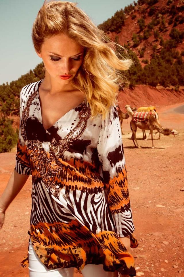 Sao Paulo animal print tunic